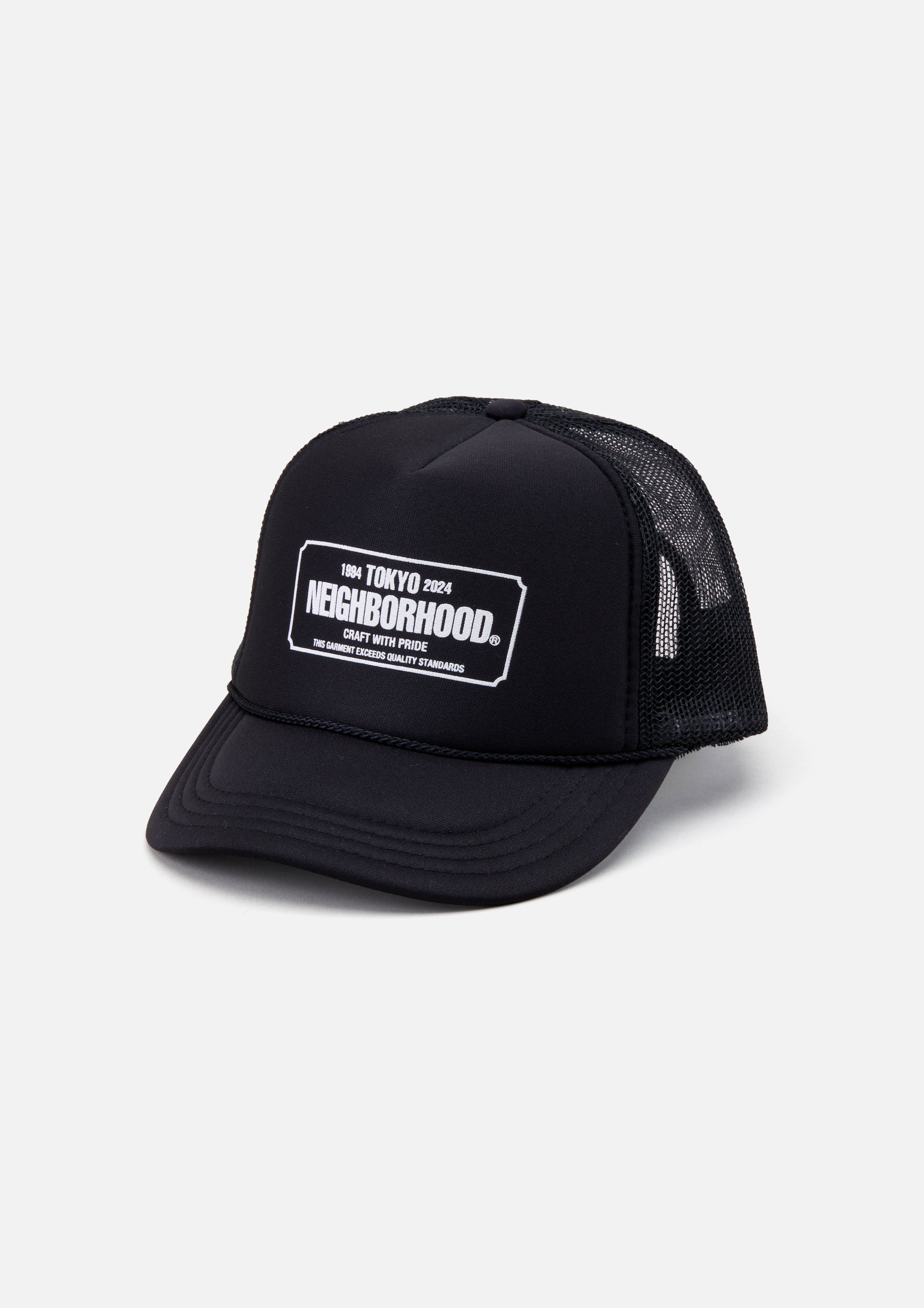 Malbon NEIGHBORHOOD メッシュキャップ ブラック Malbon NEIGHBORHOOD メッシュキャップ ブラック