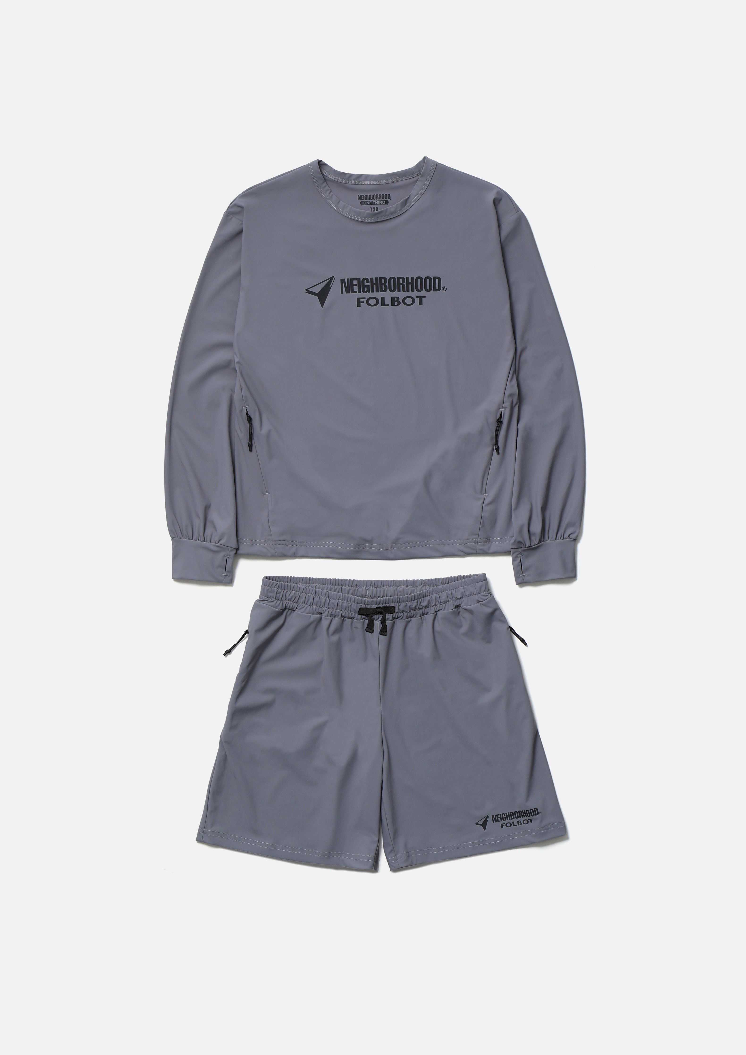 トップス NEIGHBORHOOD FOLBOT PHYSICAL UNIFORM L NH X FOLBOT . PHYSICAL FITNESS UNIFORM FOR KIDS