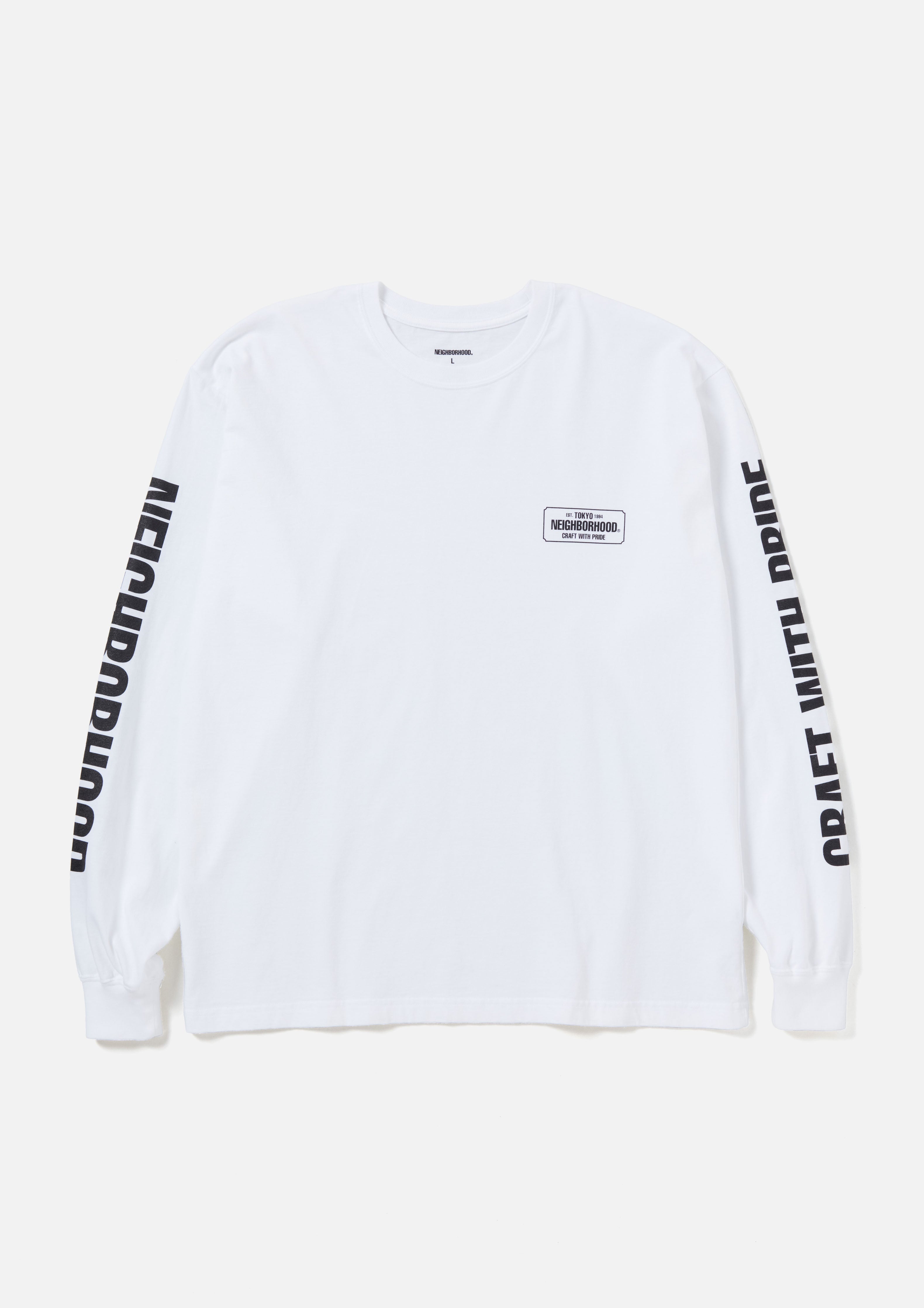 【完売品】NEIGHBORHOOD L/S NH-04 TEE MWhite