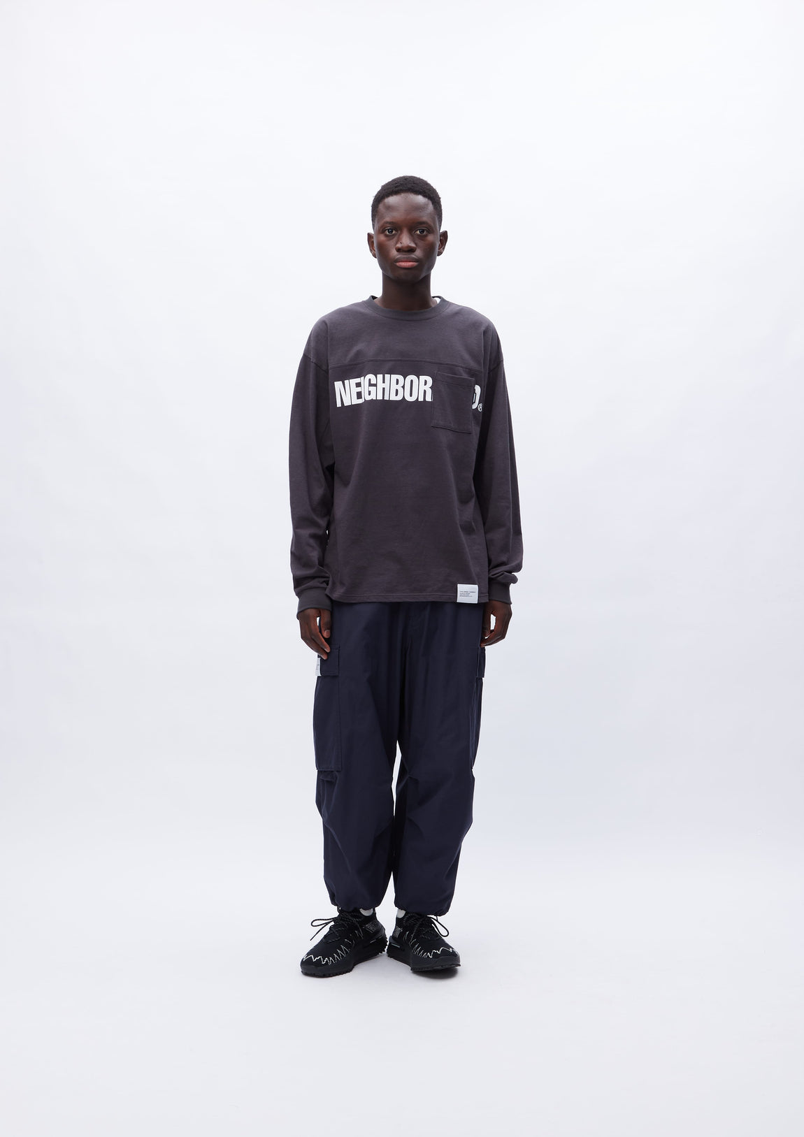 LOGO PRINT CREWNECK LS