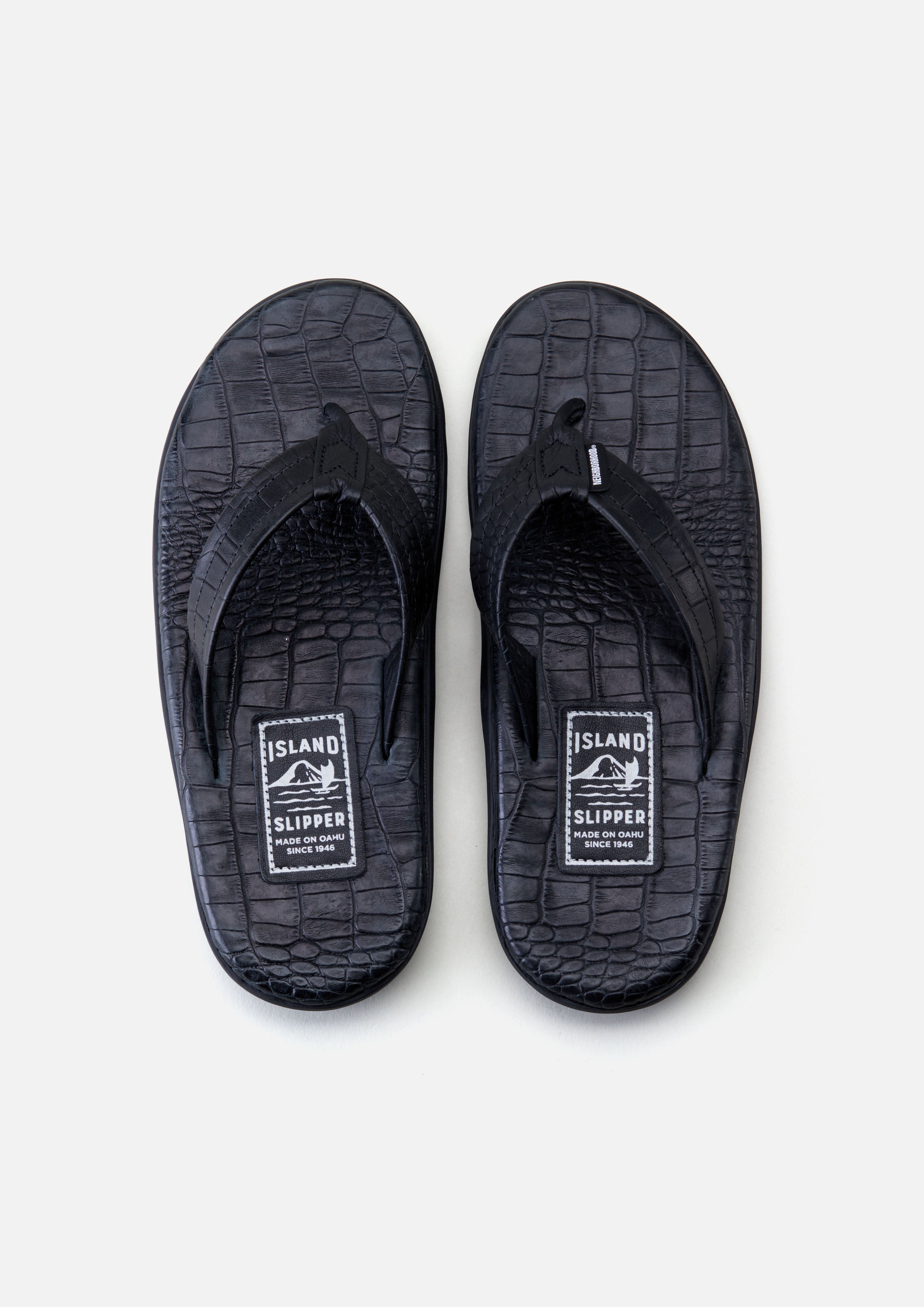 neighborhood×Island slipper BLACK×BLACK